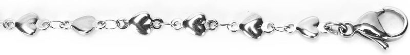 Hongeely Eyeglass Chain Silver Stainless Steel Handmade Necklace for Reading Glasses Sunglass Beaded Chains for Men Women - Image 4